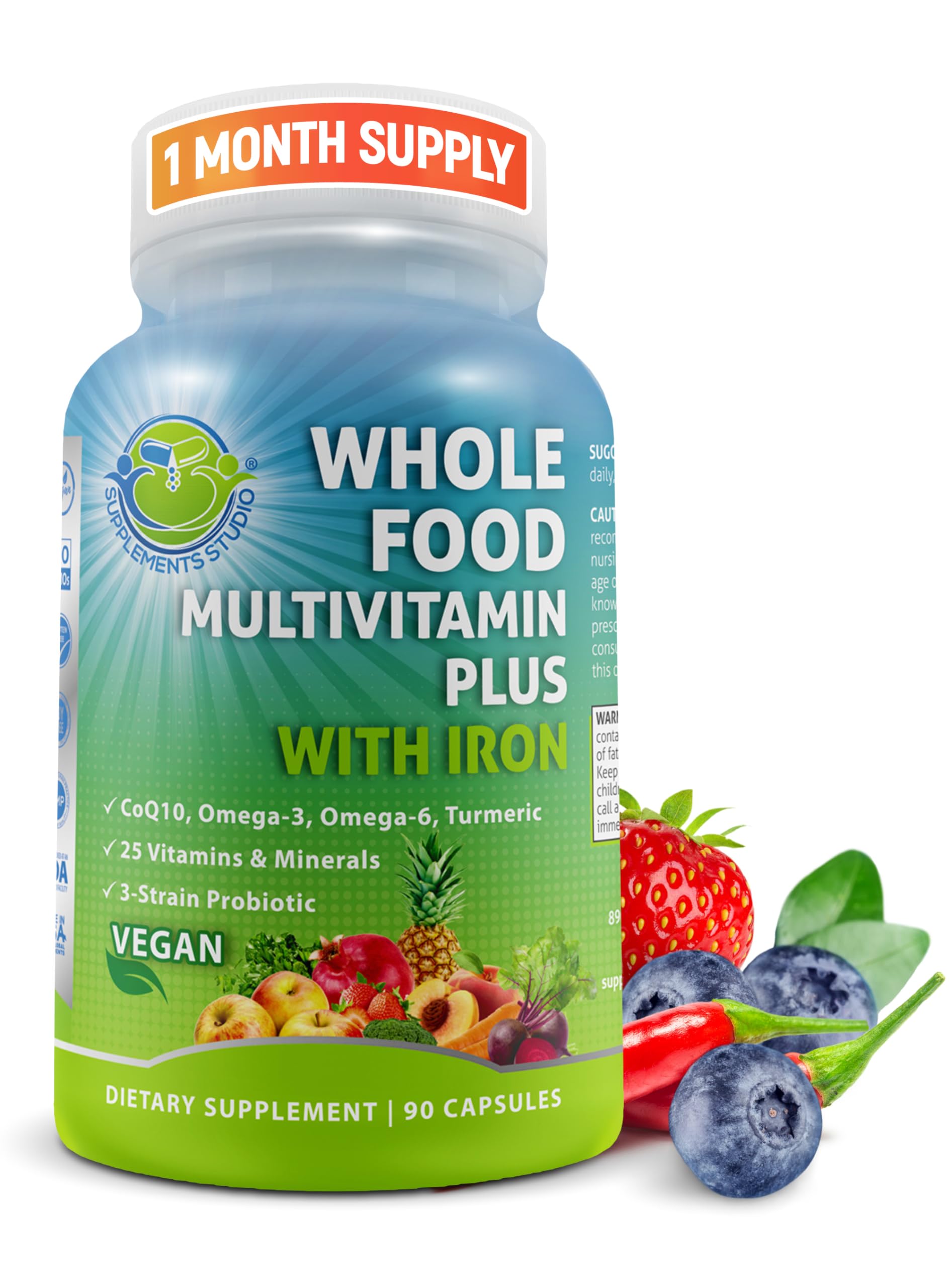 Vegan Methylated Multivitamin – Whole-Food Daily Nutrition

