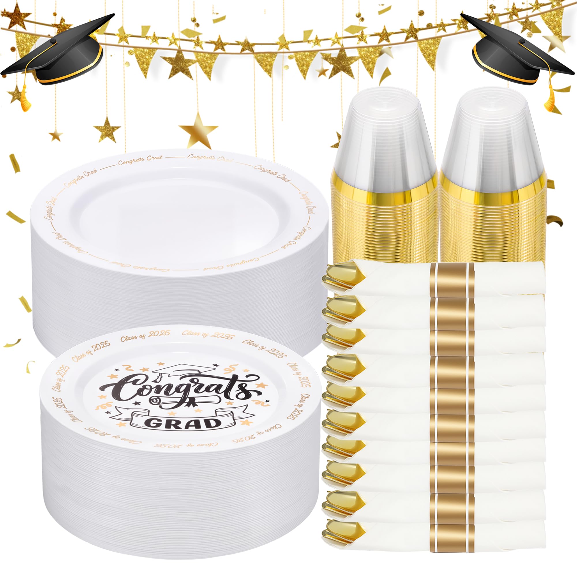 Plastic Dinnerware Set by Goodluck for Parties