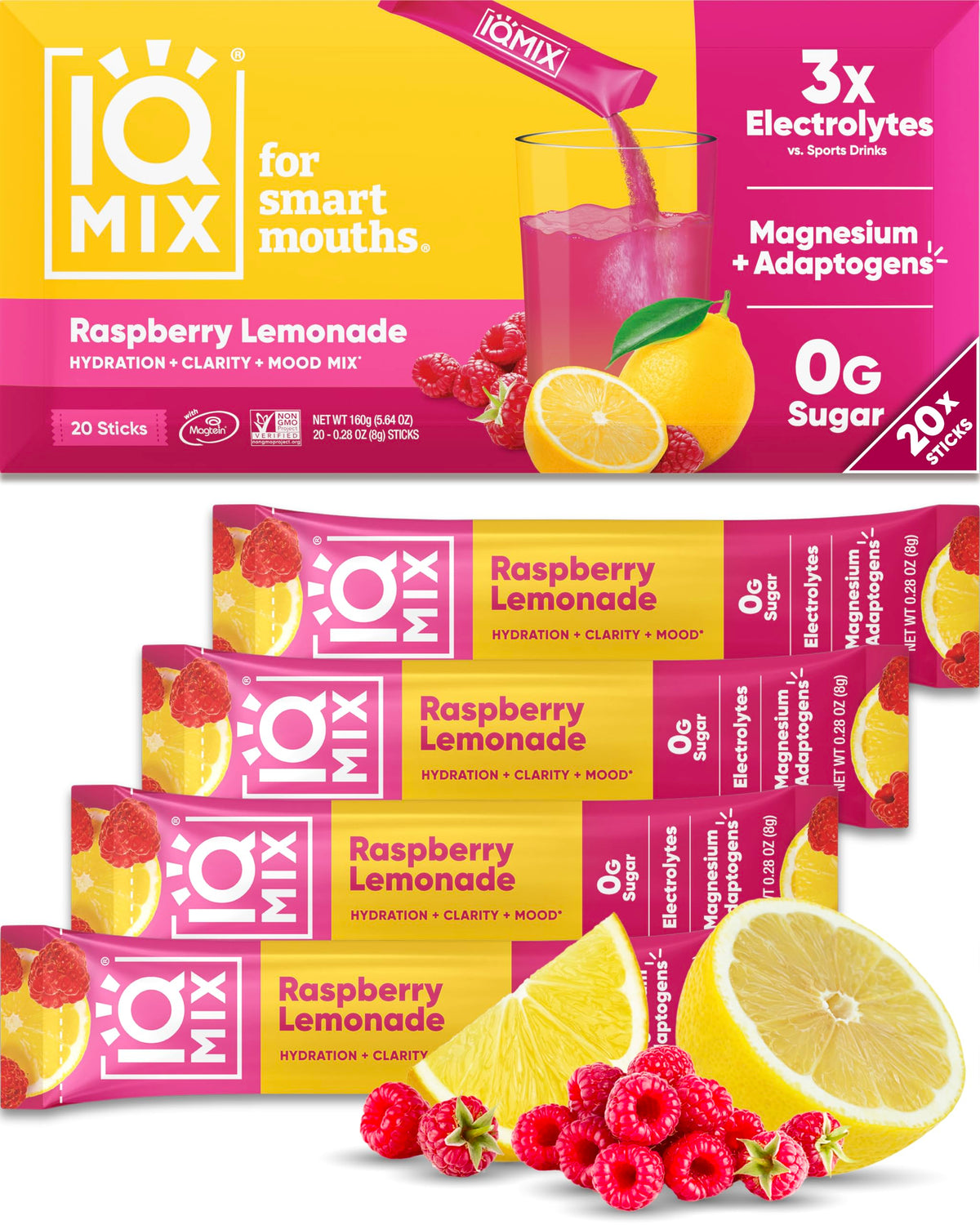 IQMIX Hydration Electrolyte Powder – 4-in-1 Formula