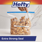 Hefty Calendar Slider Freezer Bags – Date Label & Seal

