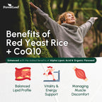 ForestLeaf Red Yeast Rice 1215 mg with CoQ10 | Citrinin Free

