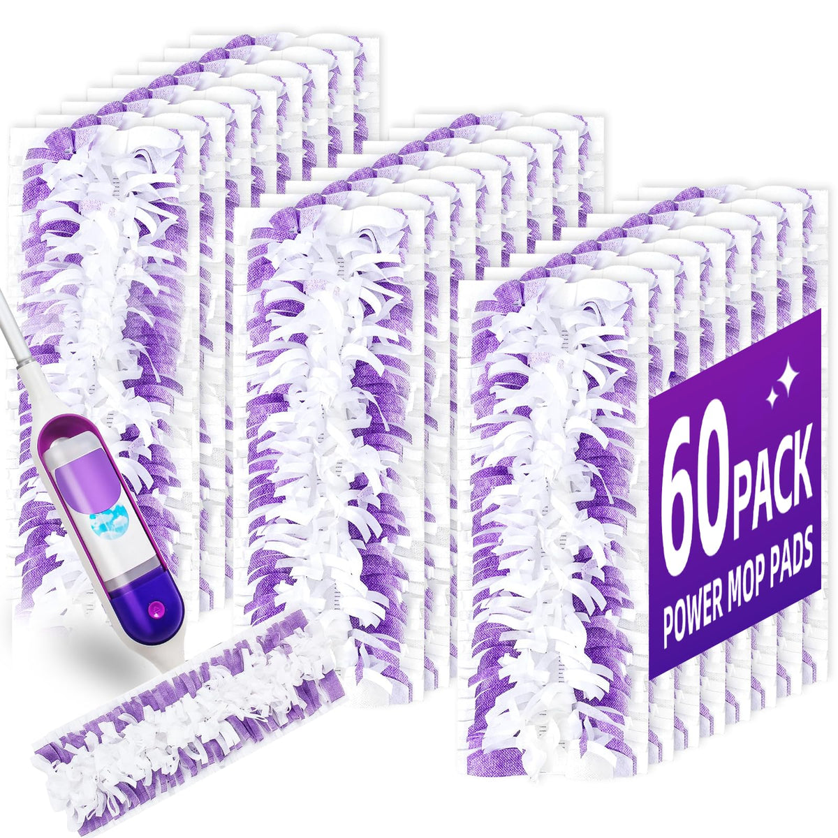 Swiffer Power Mop Pads – Disposable Multi-Surface Refills for Finished Floors