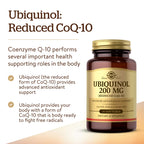 Solgar Ubiquinol 200 mg Softgels – CoQ10 Supplement

