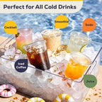 Clear Plastic Cups with Lids & Straws – BPA-Free

