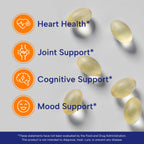 OmegaVia EPA 500 Purified Omega-3 Fish Oil TG - Burpless

