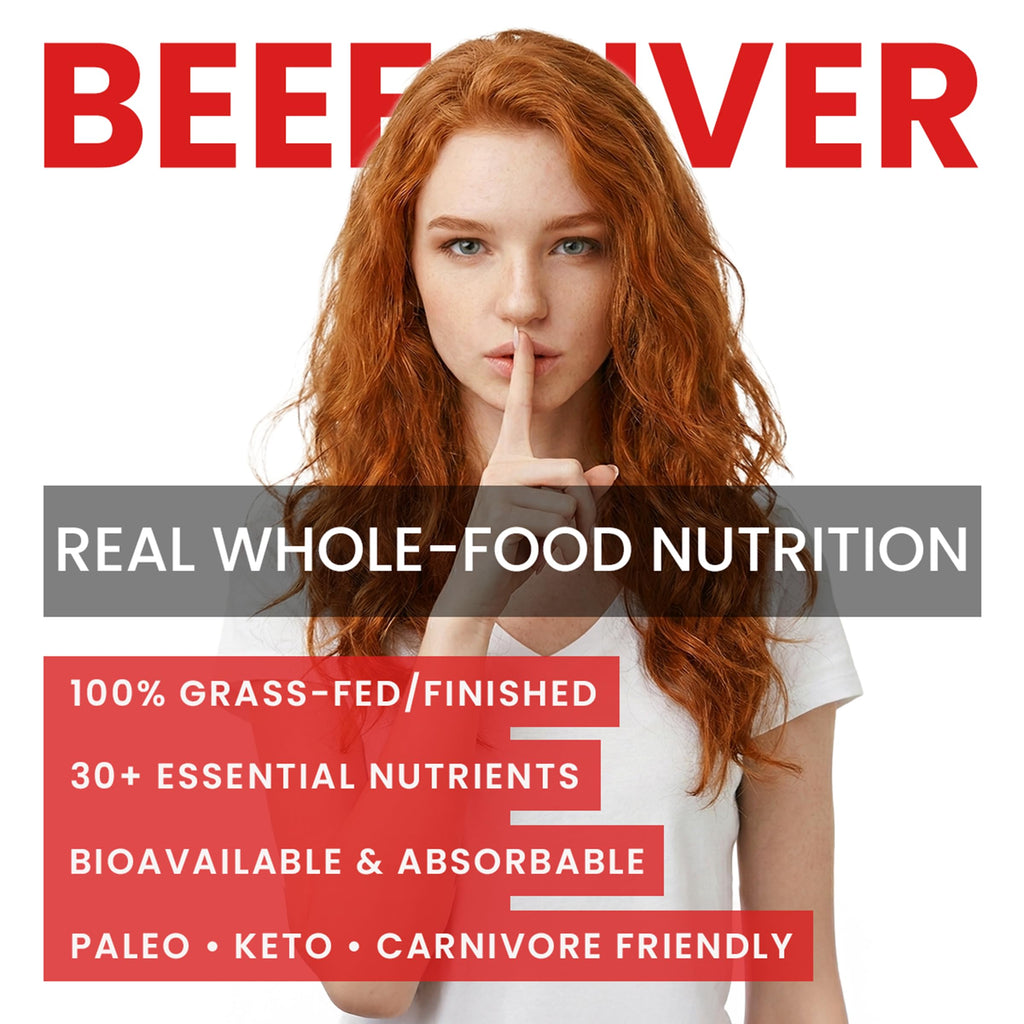 Grass-Fed Beef Liver Capsules | Pure Nutrient-Dense Supplement

