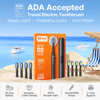 Bitvae Electric Toothbrush Travel - 60-Day Battery, 5 Modes

