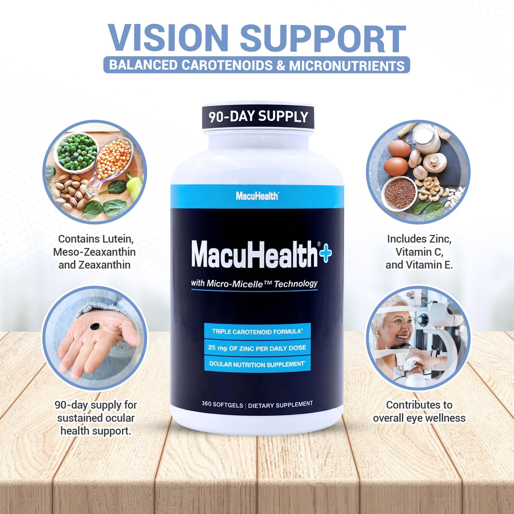MacuHealth Eye Vitamins Supplement | Vision Support

