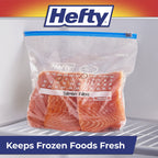 Hefty Calendar Slider Freezer Bags – Date Label & Seal

