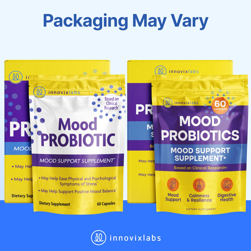 InnovixLabs Mood Probiotic for Digestive & Mood Support

