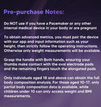 GE 8-Electrode Smart Scale with Bluetooth | Body Composition

