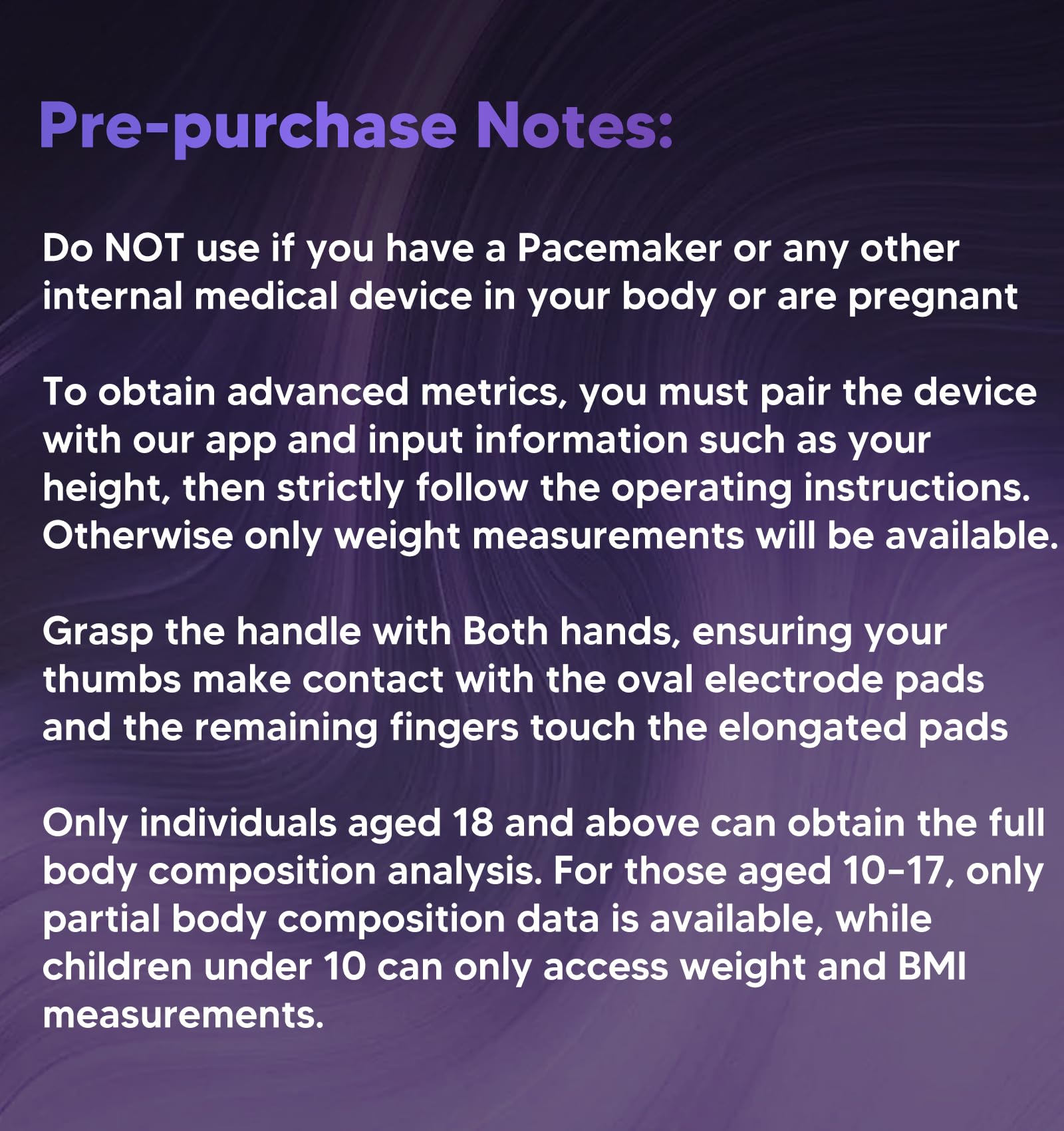 GE 8-Electrode Smart Scale with Bluetooth | Body Composition

