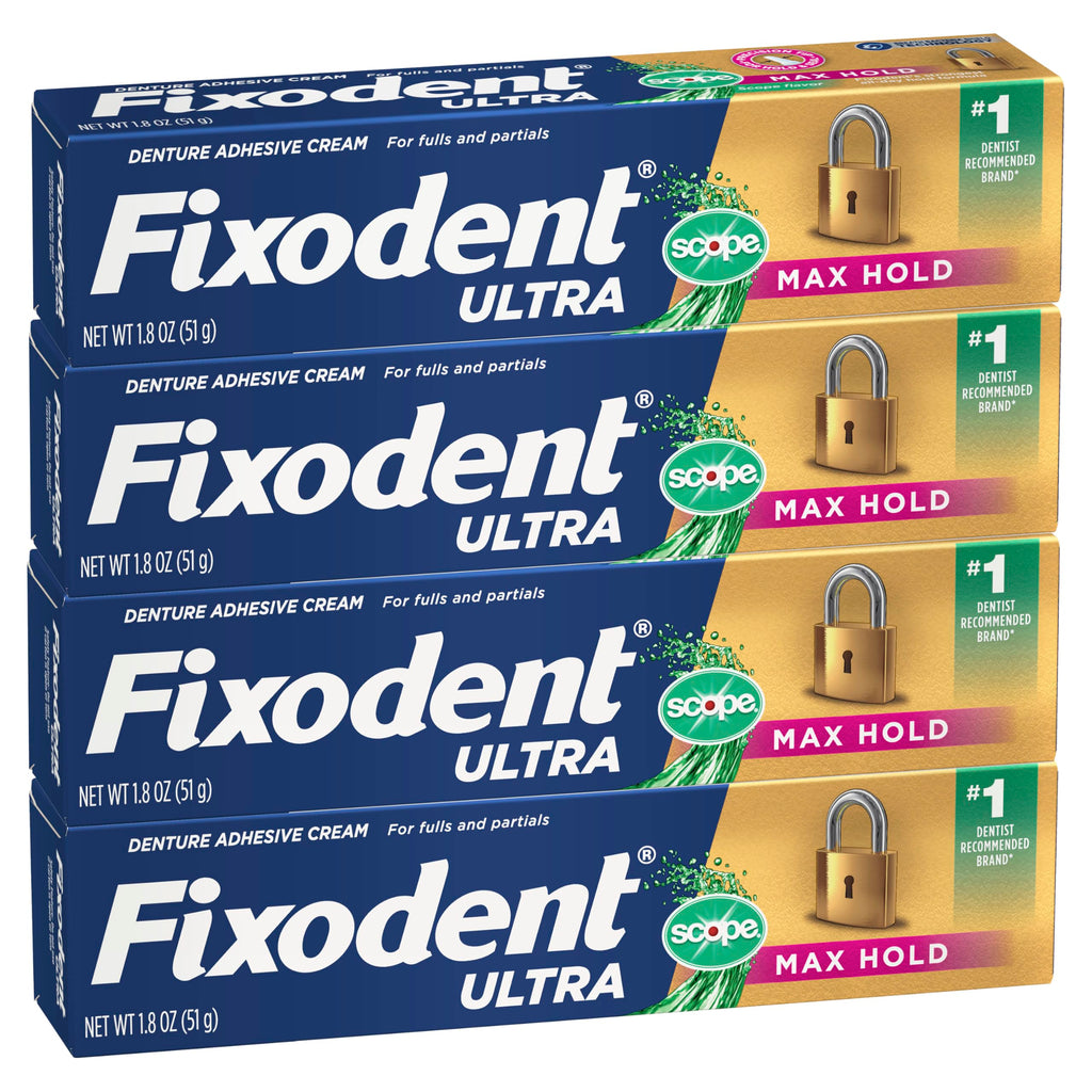 Denture Adhesive Fixodent Ultra Max Hold

