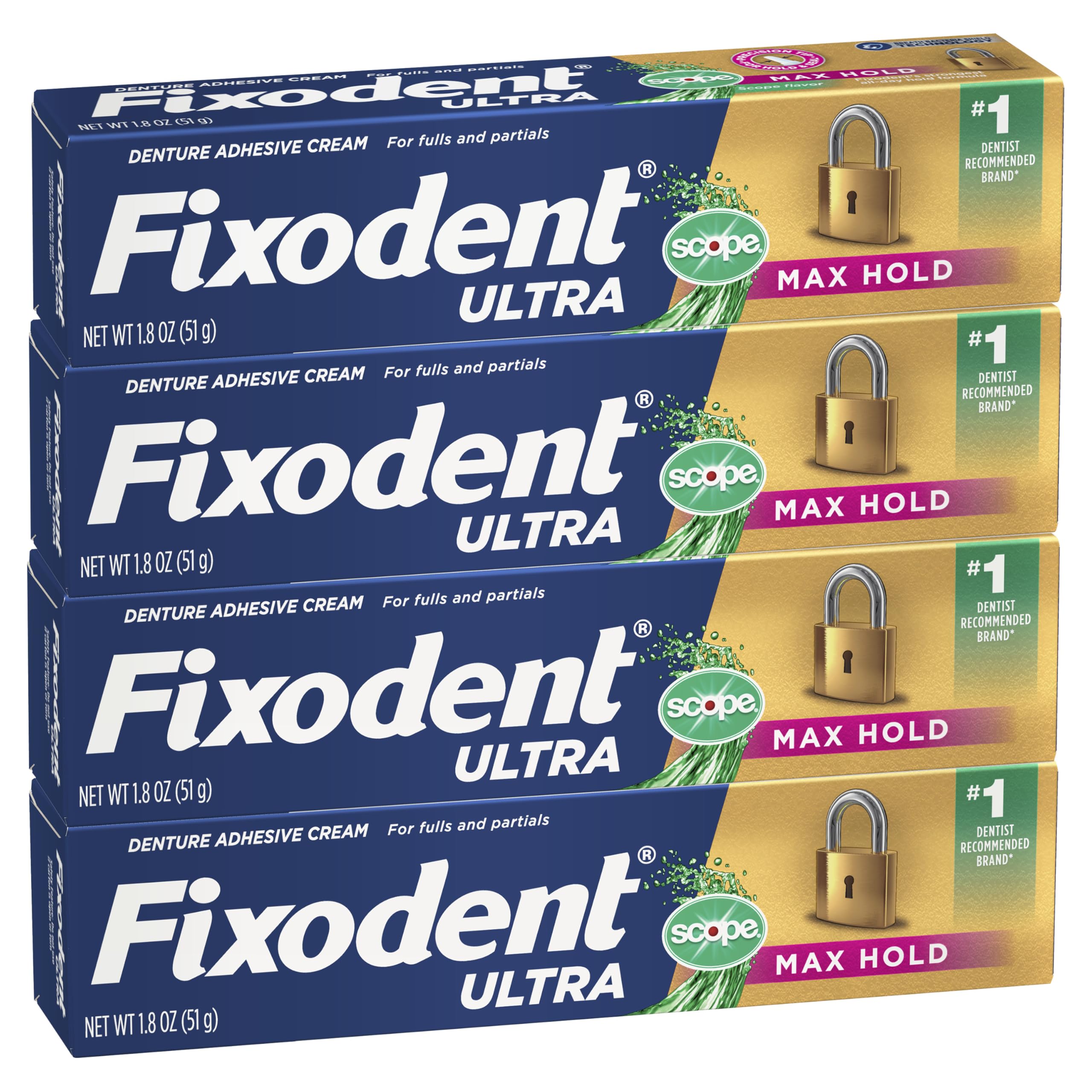 Denture Adhesive Fixodent Ultra Max Hold

