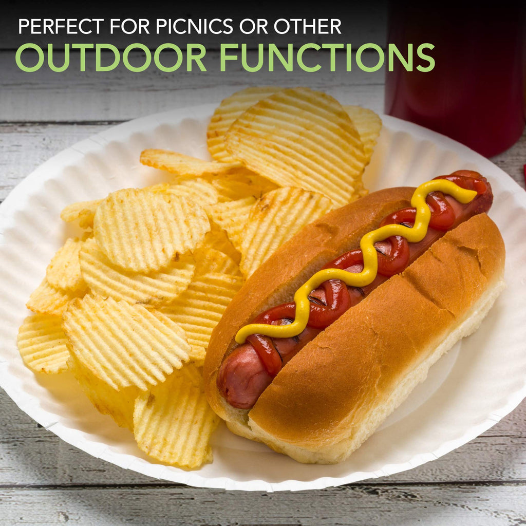 White Disposable Paper Plates | Stock Your Home


