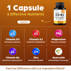 Sandhu's Vitamin D3 K2 Magnesium and Quercetin Supplement


