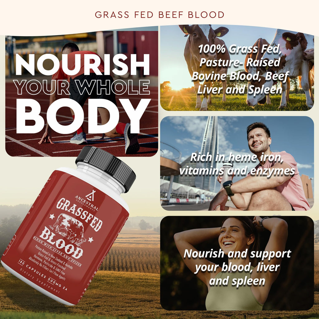 Ancestral Supplements Blood is Blood Liver Spleen Formula

