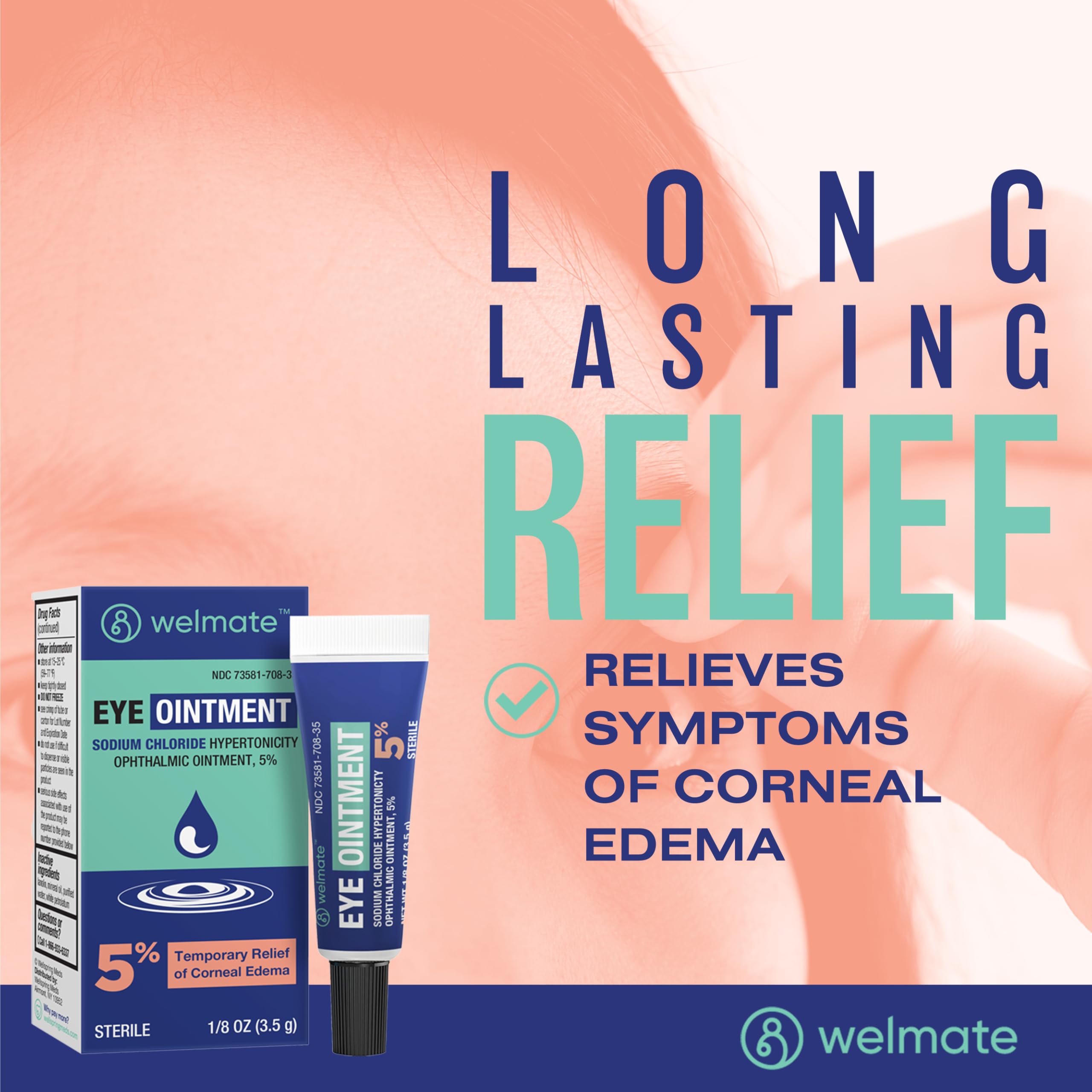 WELMATE Eye Ointment 5% Sodium Chloride Hypertonicity

