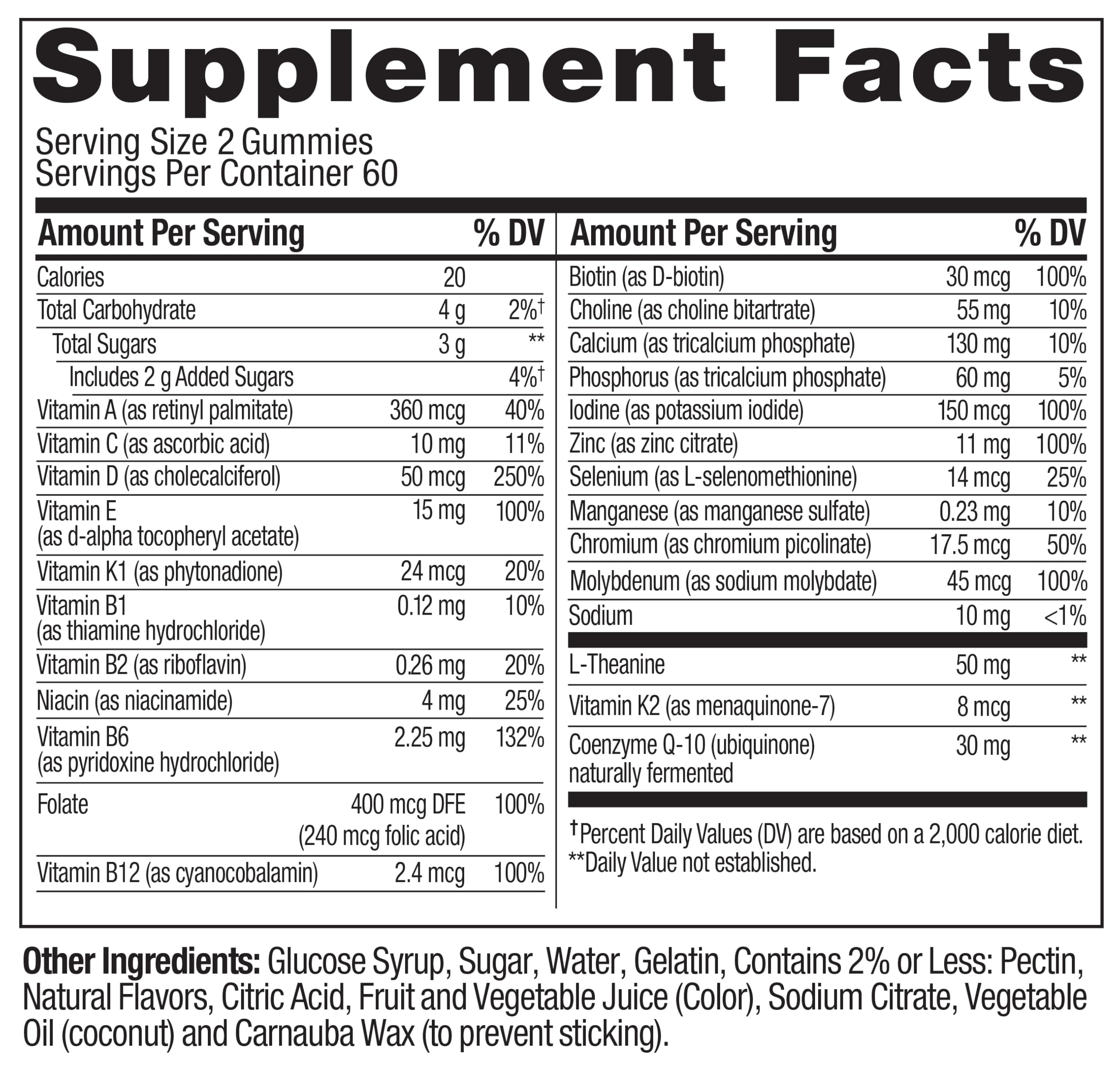 OLLY Women's Multivitamin Gummies for Heart & Immune Support

