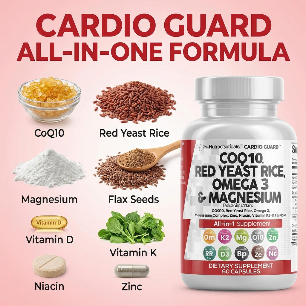Clean Nutraceuticals CardioGuard Heart Health Supplement

