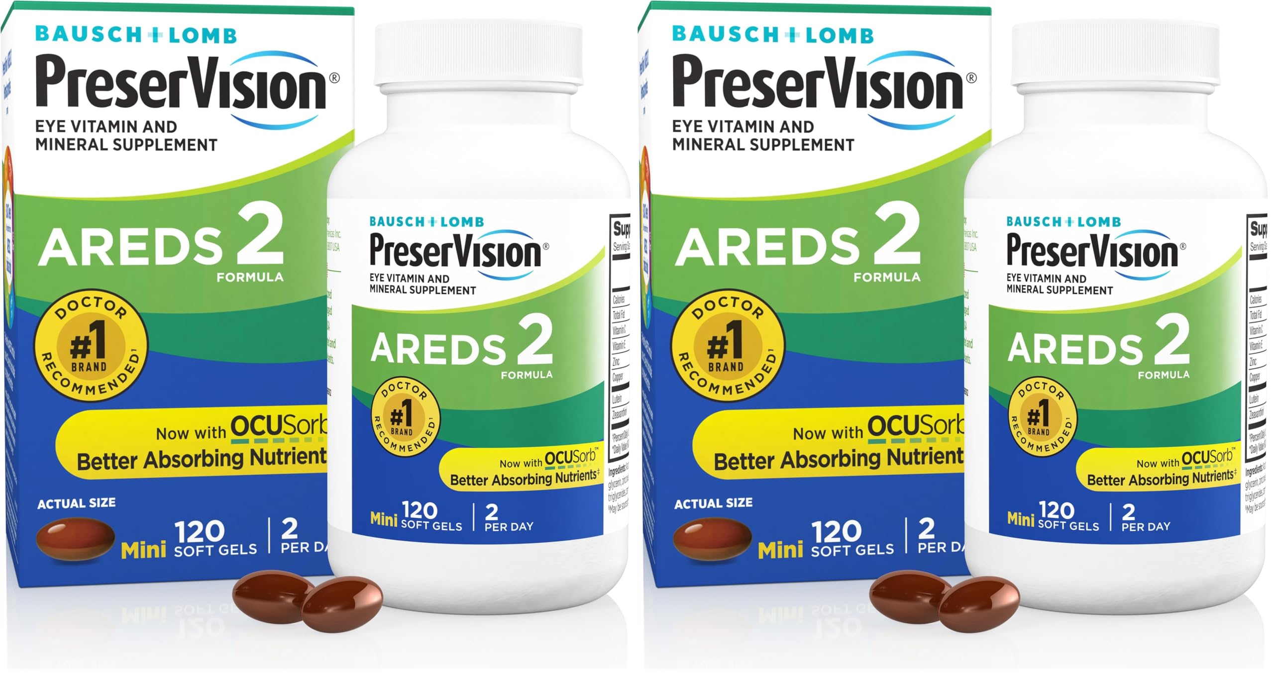 PreserVision AREDS 2 Eye Vitamins by Bausch + Lomb