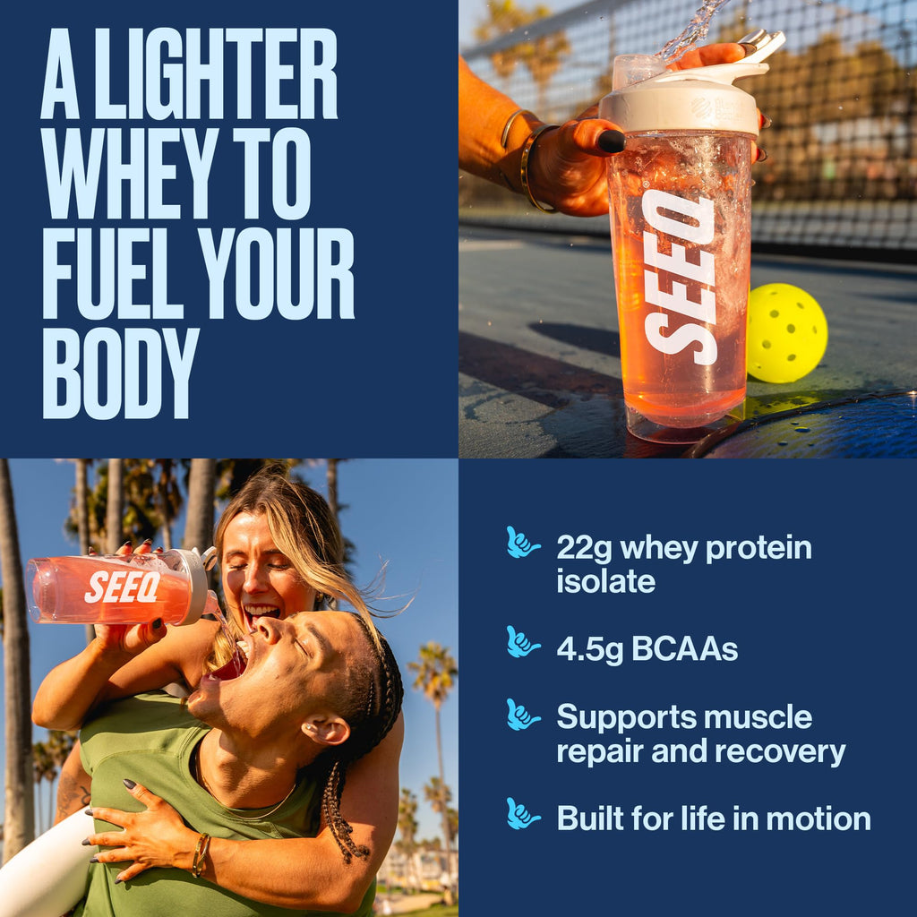 SEEQ Whey Protein Isolate On-the-Go Recovery

