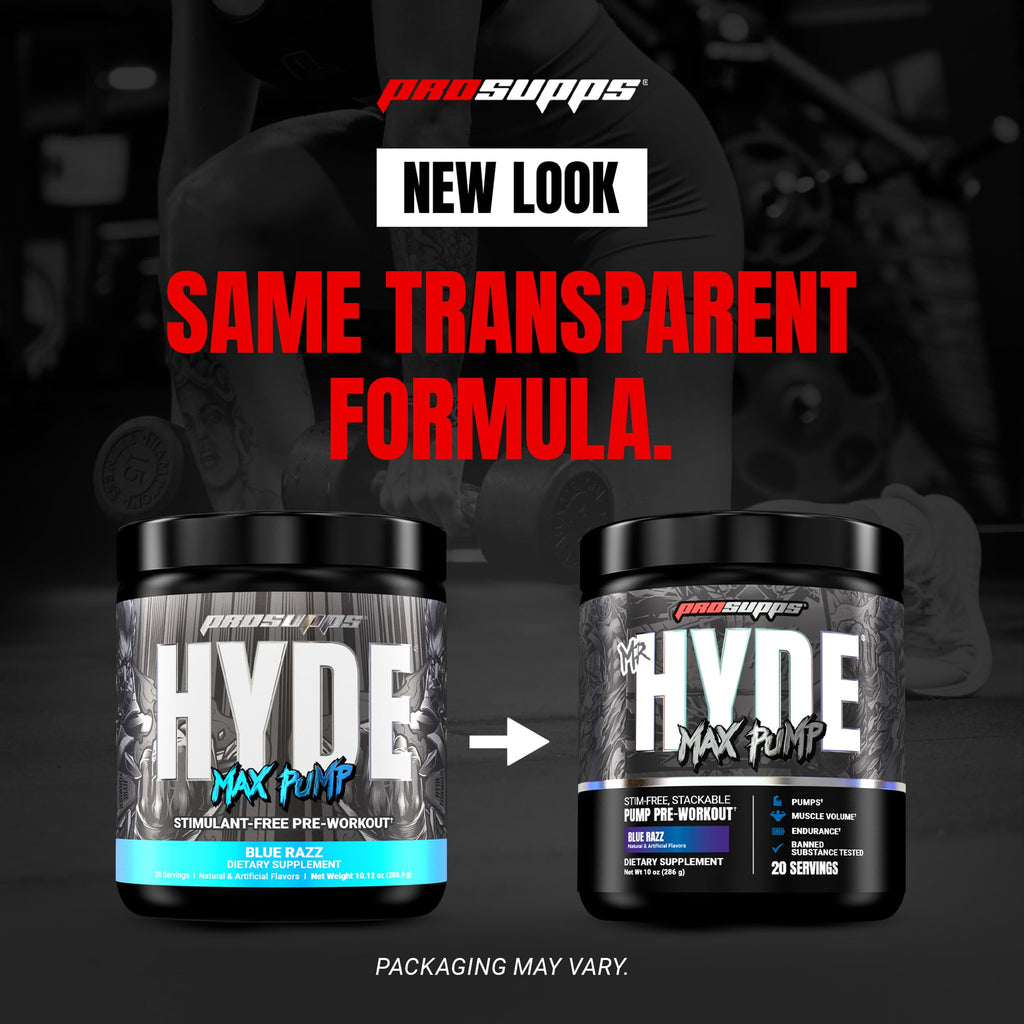 ProSupps Mr Hyde Max Pump Stim-Free Pre-Workout

