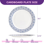 Disposable Paper Plates - Soak-Proof & Grease-Resistant

