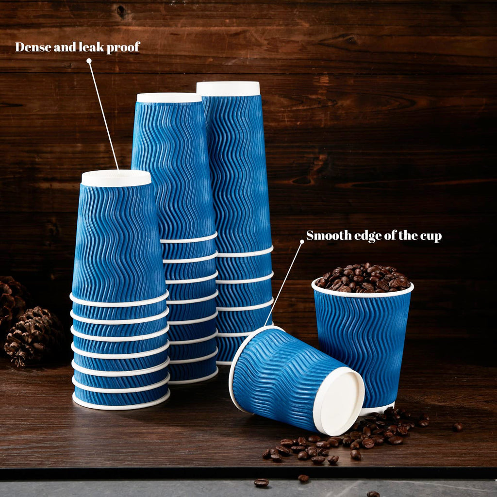 Lamosi Disposable Corrugated Cups - Three-Layer Design

