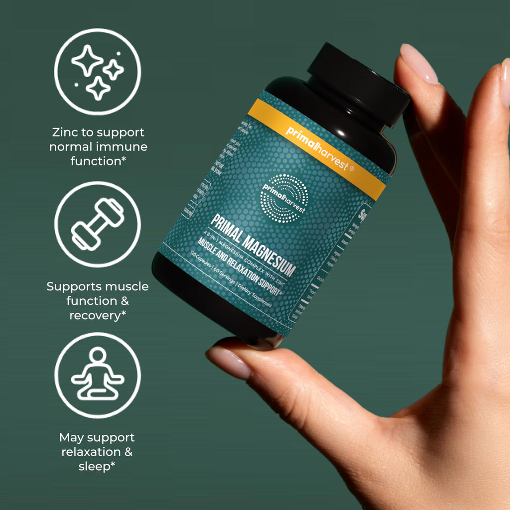 Magnesium Complex by Primal Harvest with Zinc

