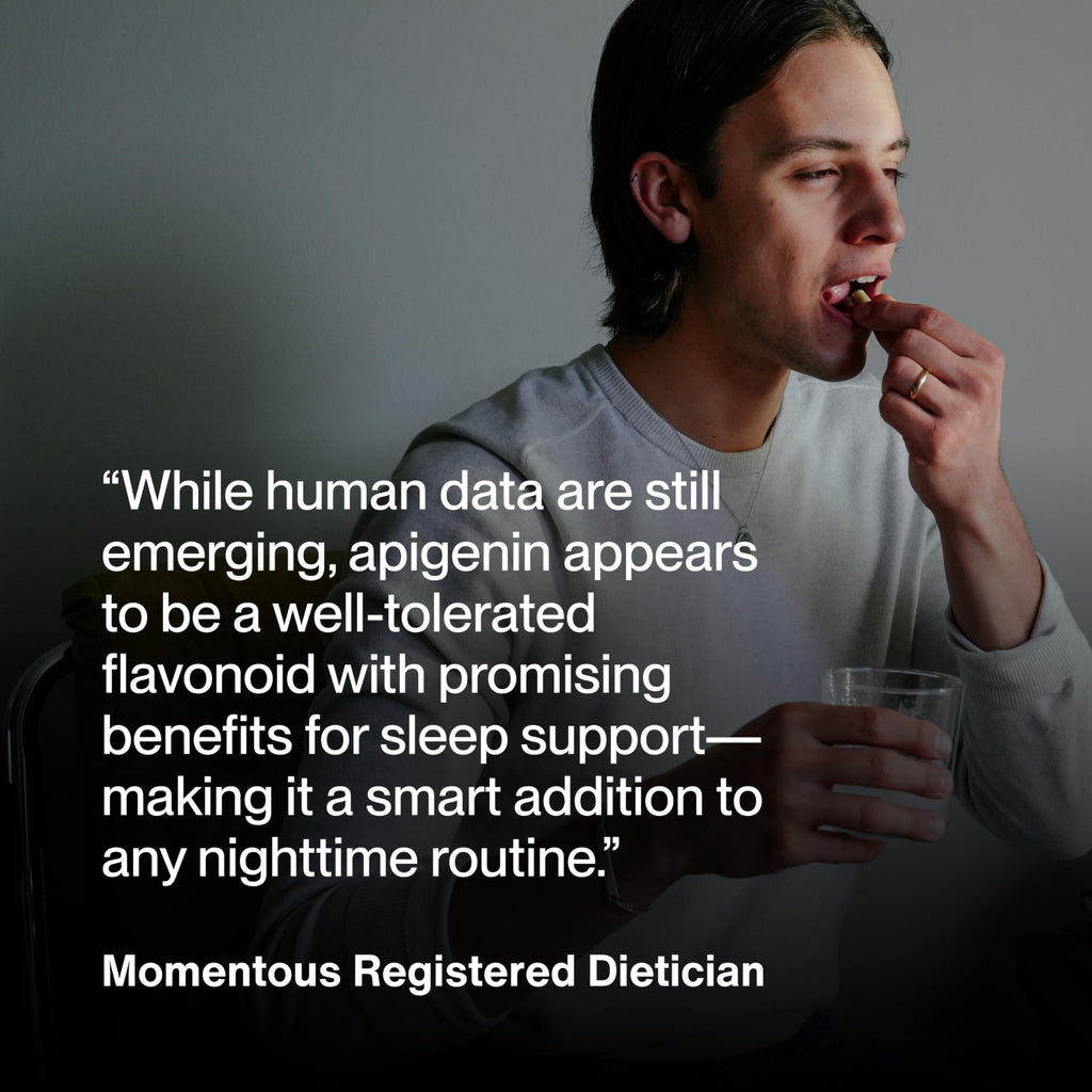 Momentous Apigenin Supplement | Sleep Support


