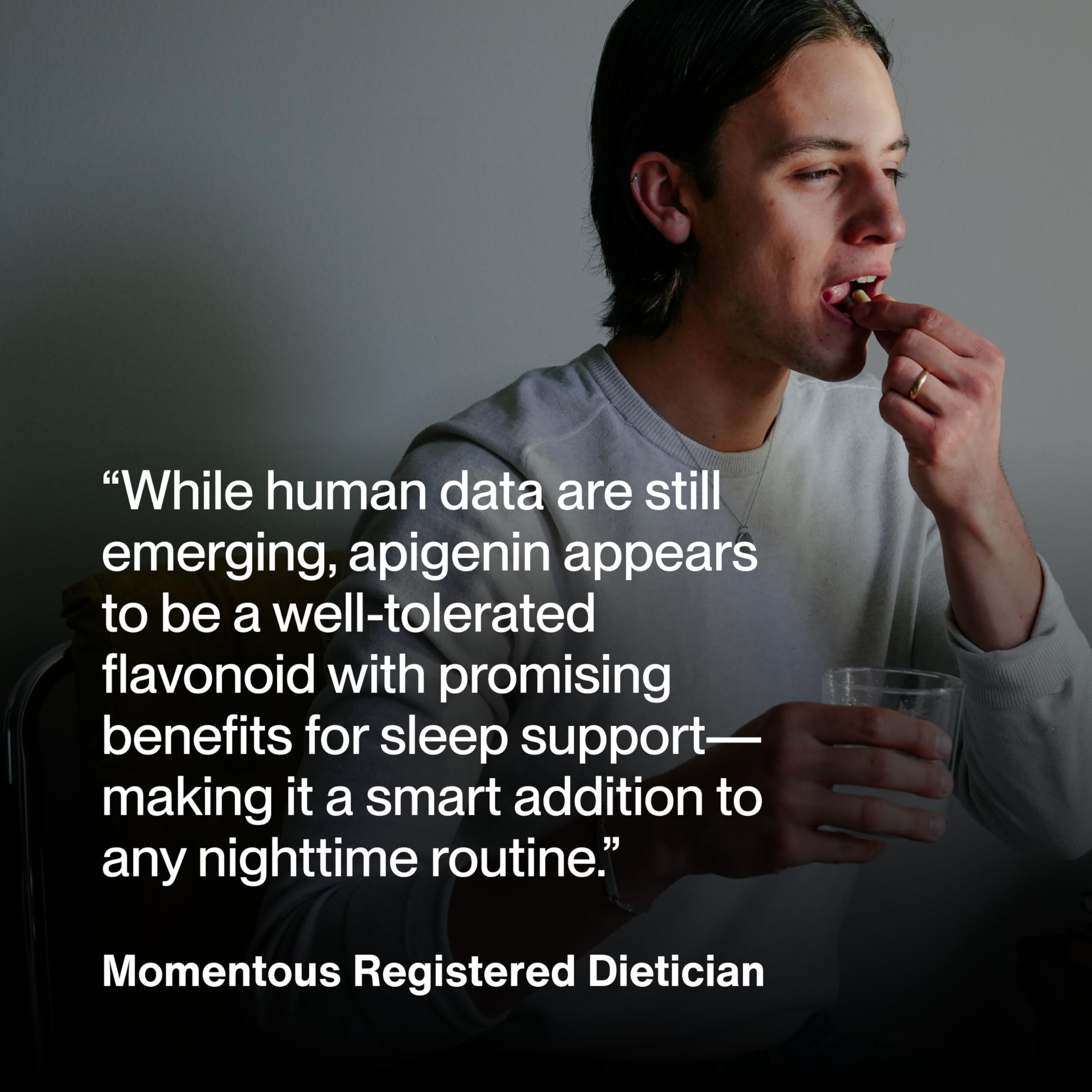 Momentous Apigenin Supplement | Sleep Support


