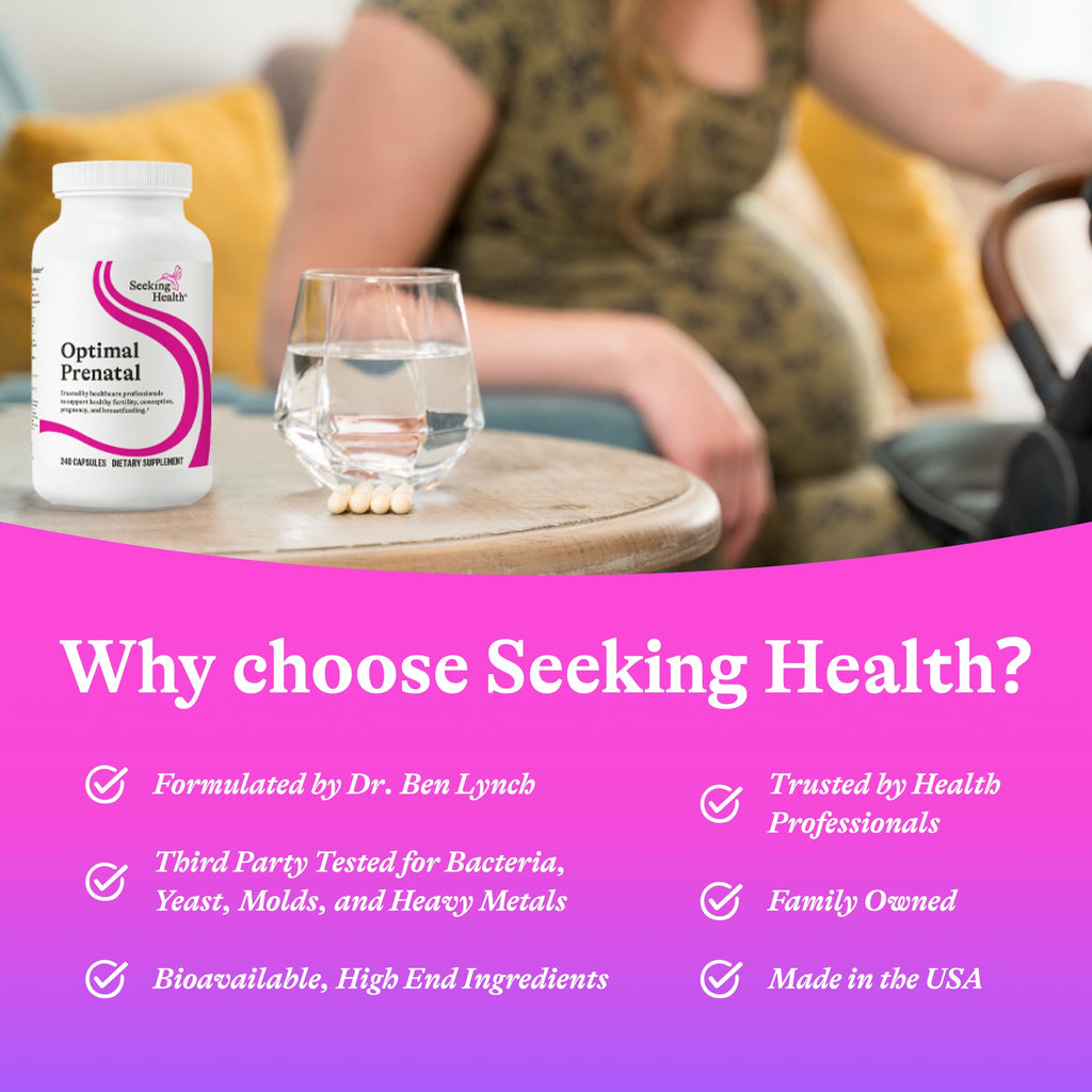 Seeking Health Optimal Prenatal Vitamin - Vegetarian

