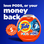 Tide PODS 4-in-1 Ultra Oxi Laundry Detergent Pods HE Compatible

