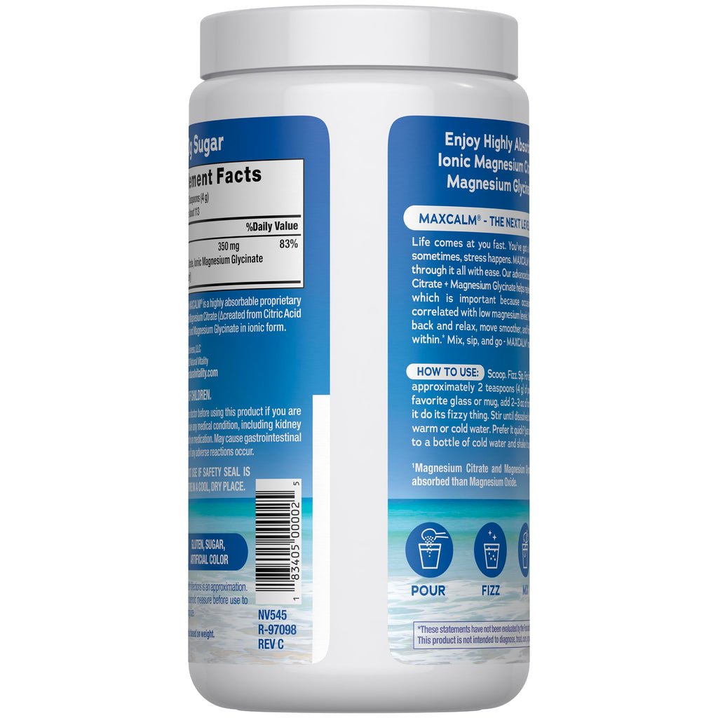 Natural Vitality CALM Magnesium Drink Mix | Calming Supplement

