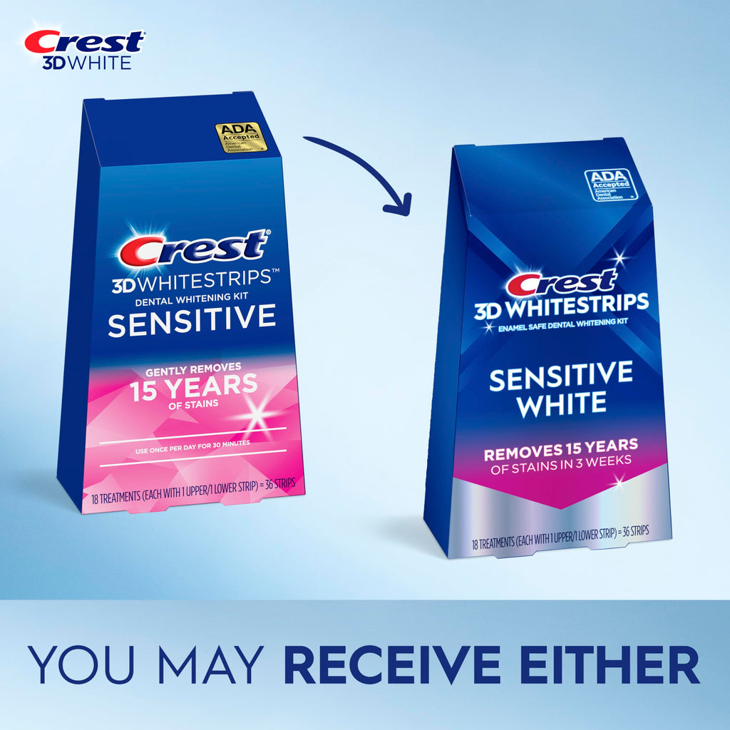 Crest 3D Whitestrips Sensitive Teeth Whitening Kit

