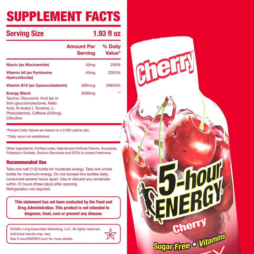 5-hour ENERGY Extra Strength Energy Shot | Sugar Free

