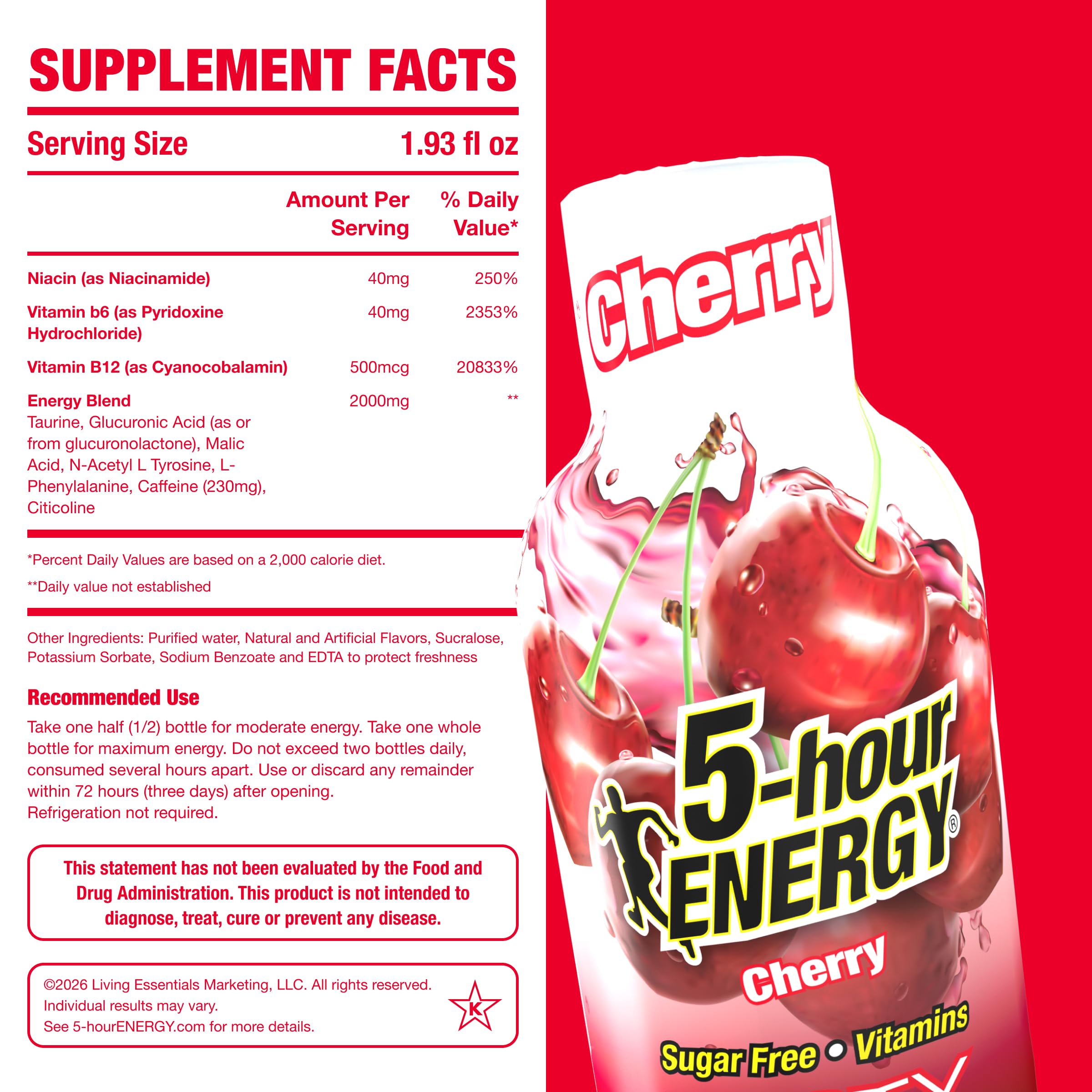 5-hour ENERGY Extra Strength Energy Shot | Sugar Free

