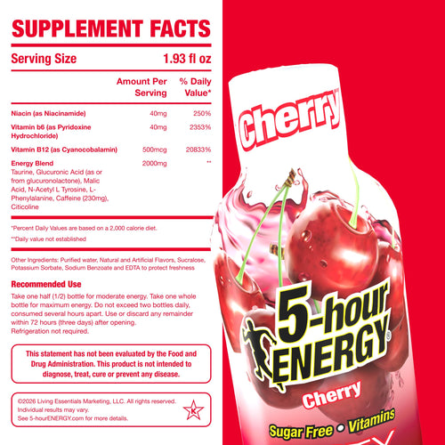 5-hour ENERGY Extra Strength Energy Shot | Sugar Free

