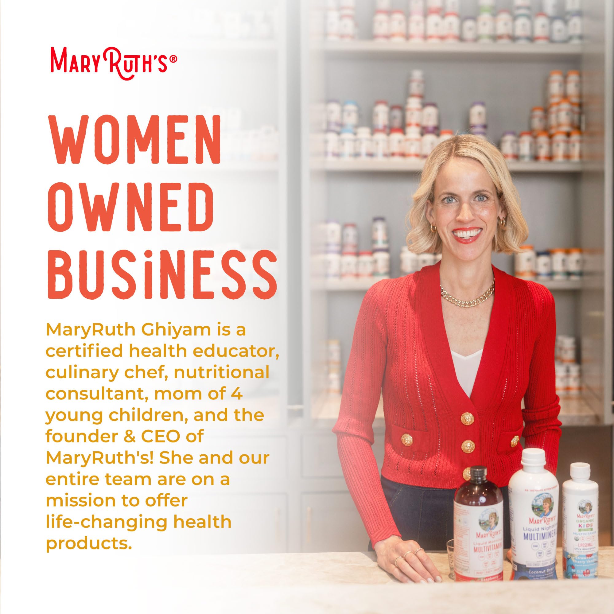 MaryRuth's Organic Vitamin D & K Spray | Bone Health

