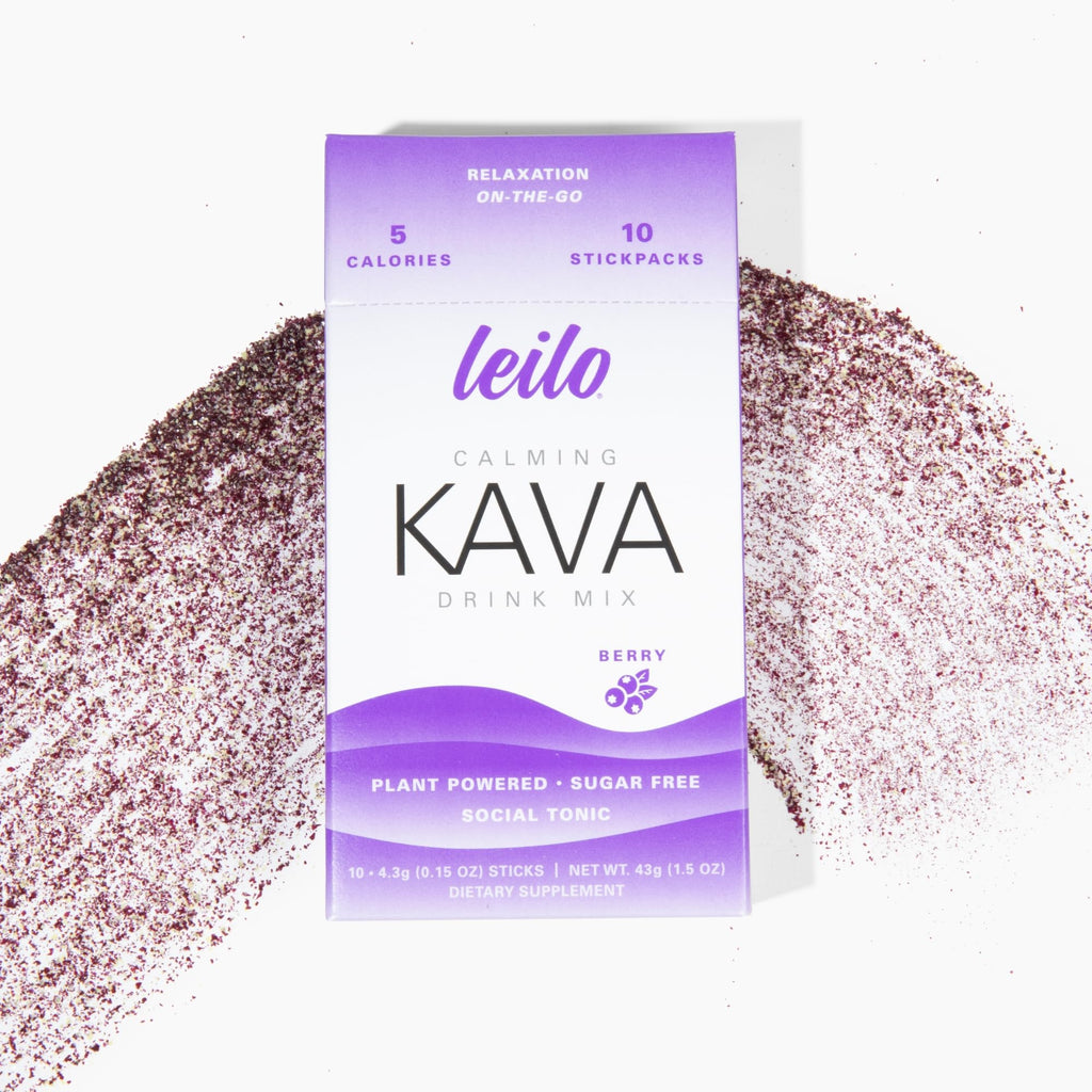 Calming Kava Drink Mix by Leilo | Plant-Based Non-Alcoholic

