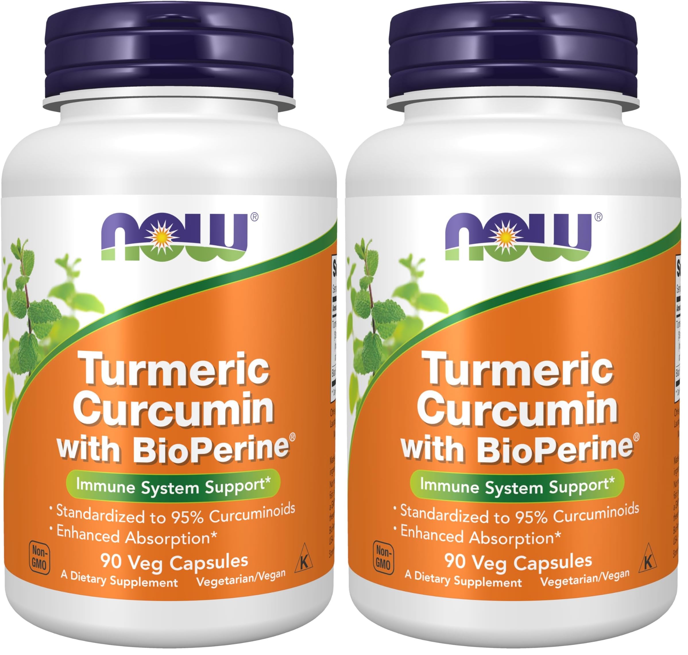 NOW Foods Turmeric Curcumin with BioPerine Immune Support