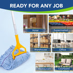 Zeefpod Mop Head Replacement - Heavy Duty & Washable

