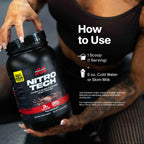 MuscleTech Nitro-Tech Whey Protein Isolate Powder

