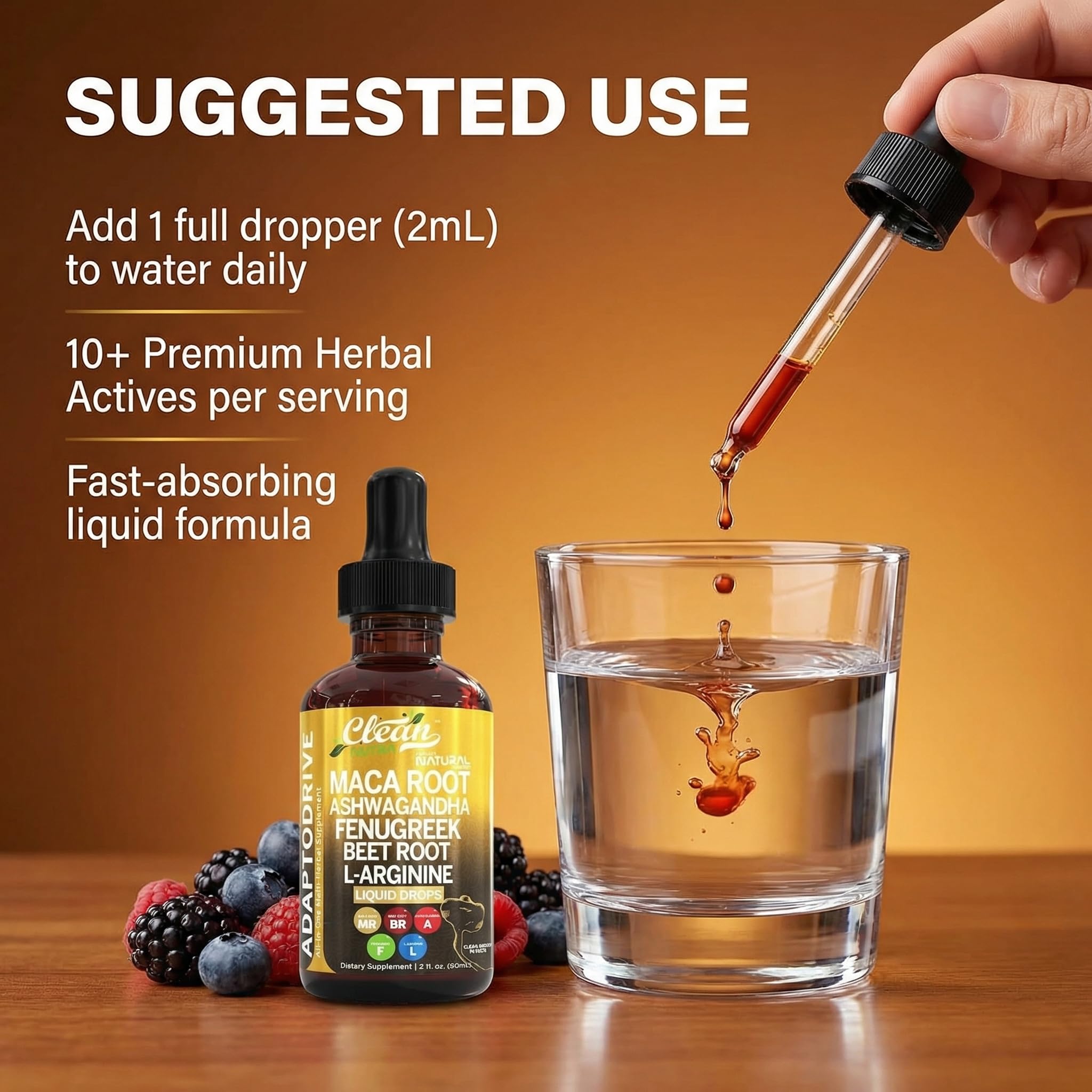 Clean Nutra Liquid Multivitamin Drops - Immune Support


