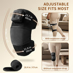 Nekteck Knee Massager with Heat - Cordless Vibration

