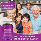 Calcium Gummies Plant Based for Bone Health

