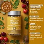 Purge Uric Acid Flush - Eu Natural Uric Acid Joint Support

