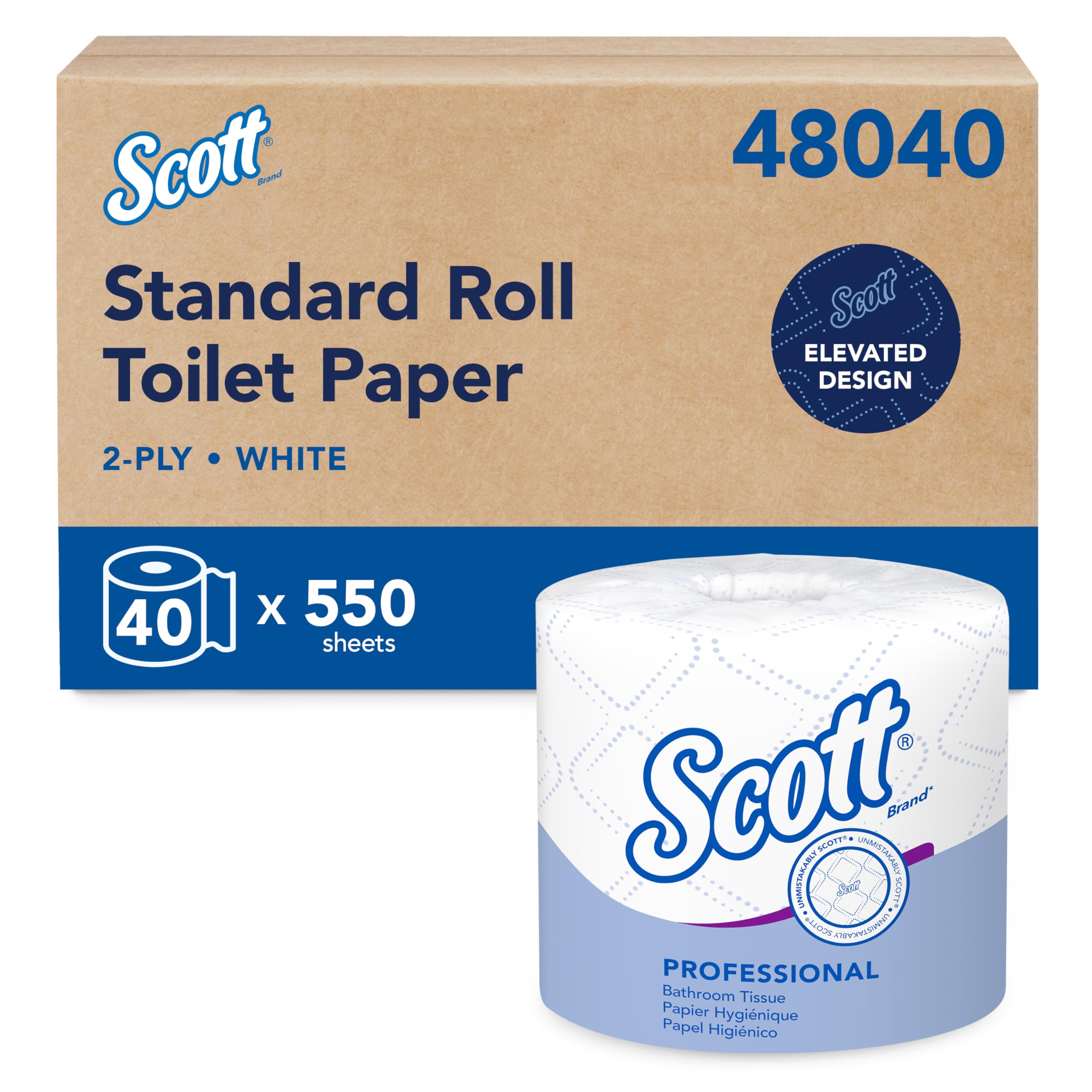 Scott Professional Toilet Paper - Elevated Design, Individually Wrapped
