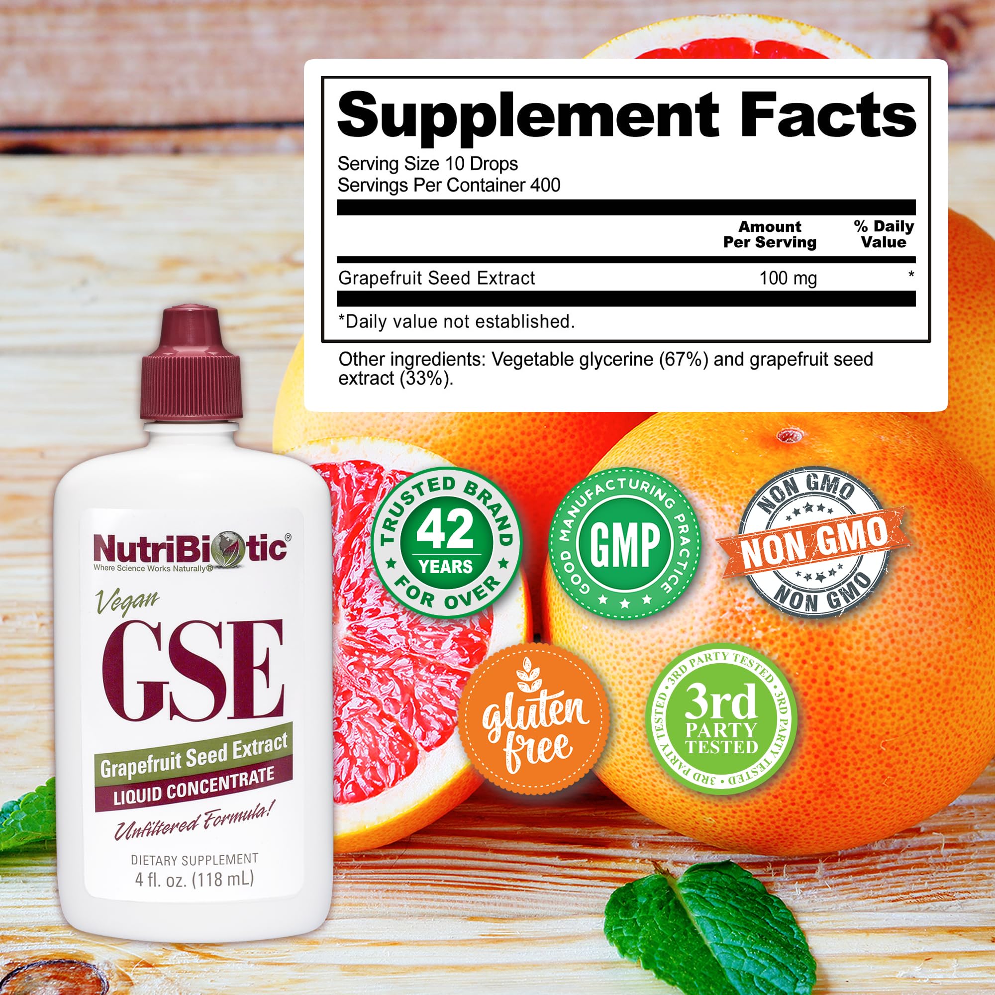 NutriBiotic Grapefruit Seed Extract Concentrate

